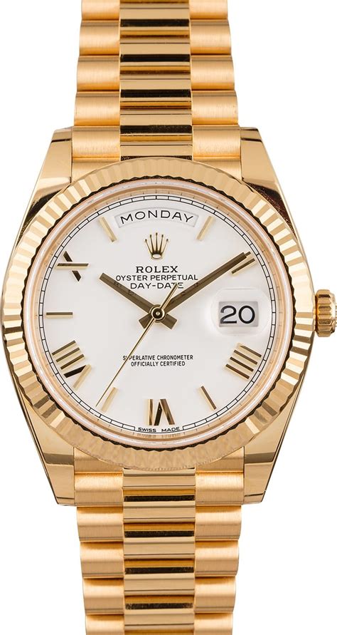 rolex presidential 40mm weight|rolex day date 40 228238.